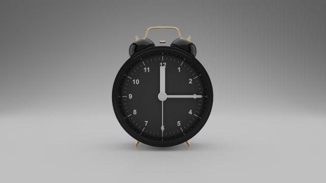 alarm clock Modelo 3D .c4d .max .obj .3ds .fbx .stl .blend 