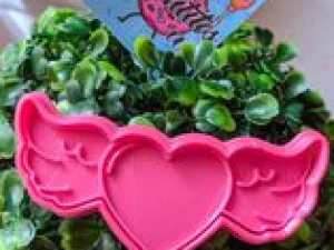 sevgililer g&uuml;n&uuml;kesmekurabiyesan valentin cortante galleta 2corazones 3D Baskı Modeli