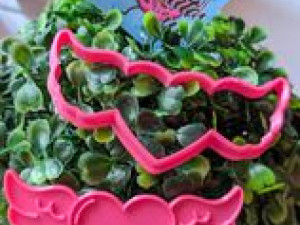 valentines daycuttingcookiesan valentin cortante galleta 2corazones 3D Принт Модель