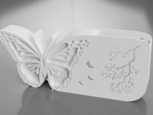 BOITE DE RANGEMENT EN PAPILLON 3D Модель