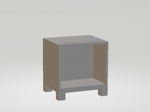 box Modelo de Impressão 3D