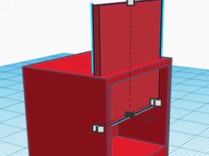 kotak dan selotip Model Cetak 3D