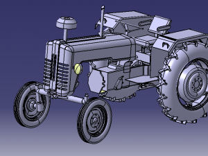 tractor model 3D Model