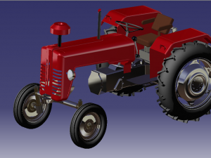 tractor model Modelo 3D