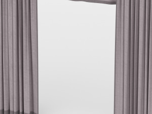 curtains with roman 3D Model