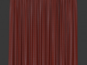 curtains with tulle 3D-Modell