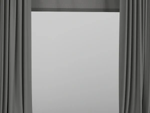 curtains with roman 3D Model