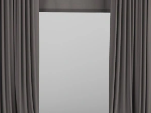 curtains with roman 3D Model