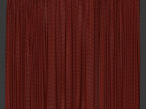 curtains with tulle 3D मॉडल