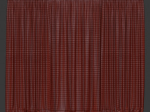 curtains with tulle Modelo 3D