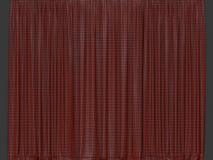 t&uuml;l ile perdeler 3D Model