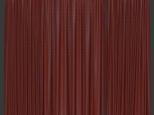curtains in two colors with tulle 3D मॉडल