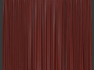 curtains in two colors with tulle 3D Модель