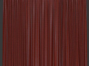 curtains in two colors with tulle 3D Model