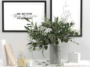 conjunto decorativo Modelo 3D