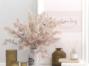 decorative set Model 3D