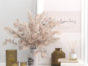 dekoratif set 3D Model