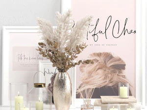 conjunto decorativo Modelo 3D