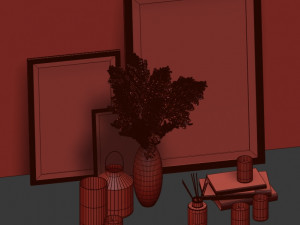 decorative set 3D Модель