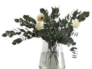 eucalyptus bouquet 3D 모델