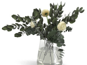 eucalyptus bouquet Model 3D