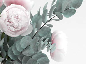 buquê de eucalipto Modelo 3D