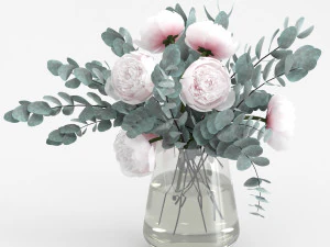 eucalyptus bouquet 3D Model