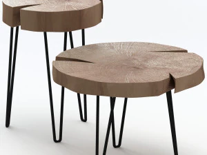 平板咖啡桌 3D 模型