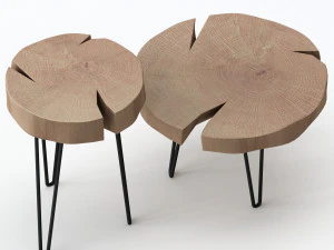 slab coffee tables 3D Model