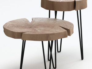 slab coffee tables Modèle 3D