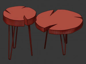 slab coffee tables 3D Model