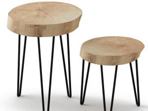 slab coffee tables 3D Model