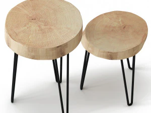slab coffee tables 3D Model