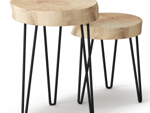slab coffee tables Modelo 3D