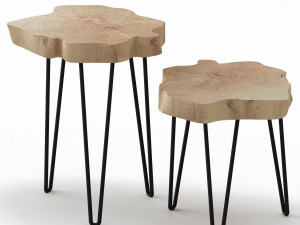 slab coffee tables 3D Model