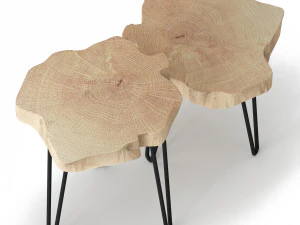 slab coffee tables 3D Model