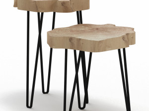 slab coffee tables Model 3D