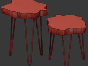 slab coffee tables 3D Model