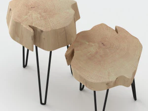 slab coffee tables 3D Model