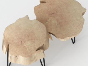 slab coffee tables Modelo 3D
