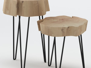 slab coffee tables Modelo 3D