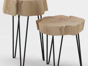 slab coffee tables 3D Model