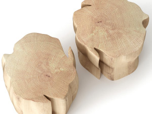 slab coffee tables Modèle 3D