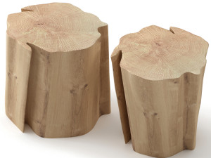 slab coffee tables Modèle 3D