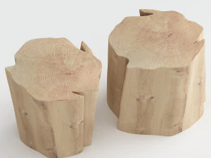 석판 커피 테이블 3D 모델