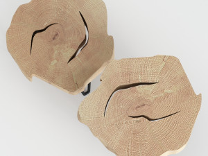 slab coffee tables 3D Модель