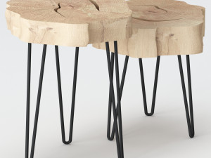 slab coffee tables 3D Модель