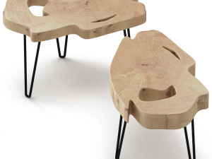 slab coffee tables Modèle 3D
