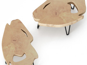 slab coffee tables Modèle 3D