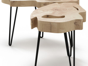 slab coffee tables Modèle 3D